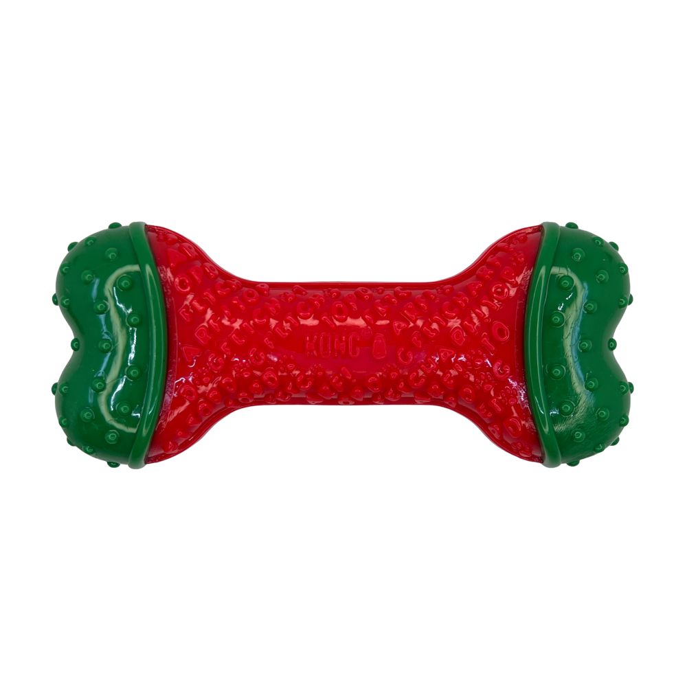 KONG Holiday CoreStrength Bones Dog Toy