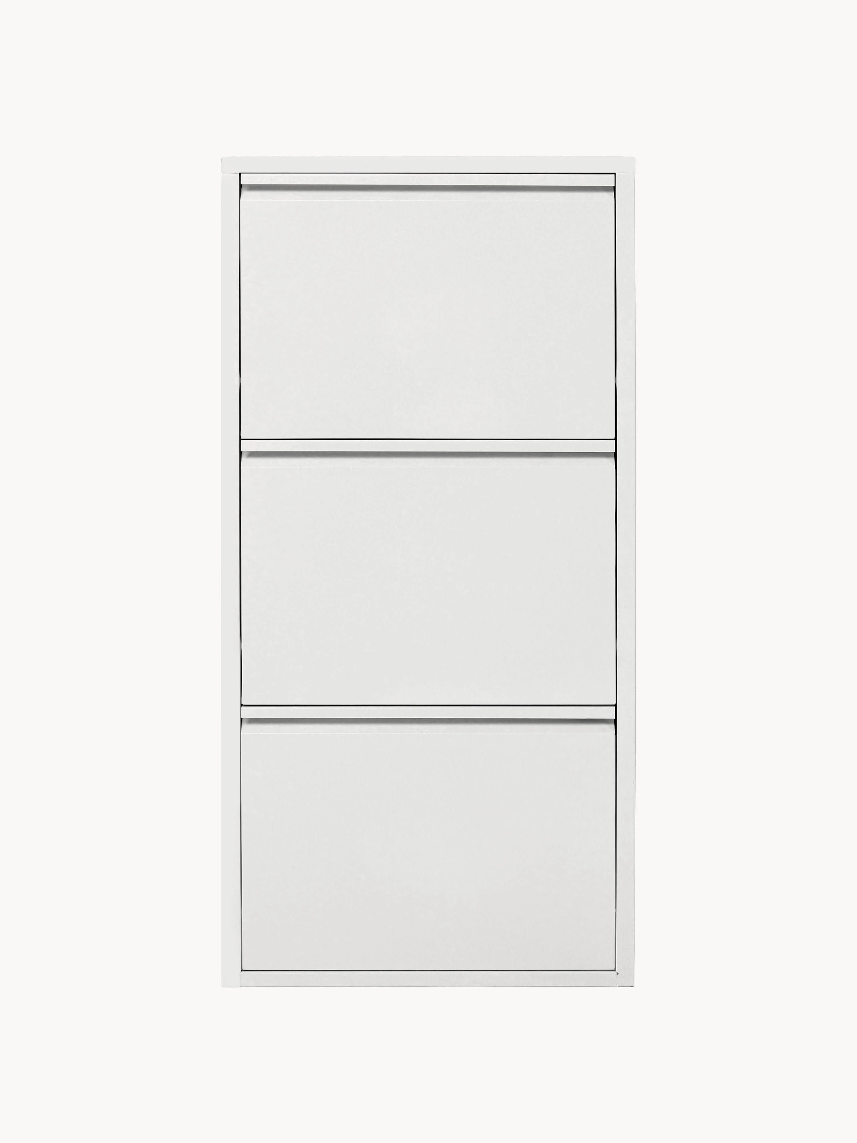 Wand-Schuhschrank Caruso mit Klappfächern