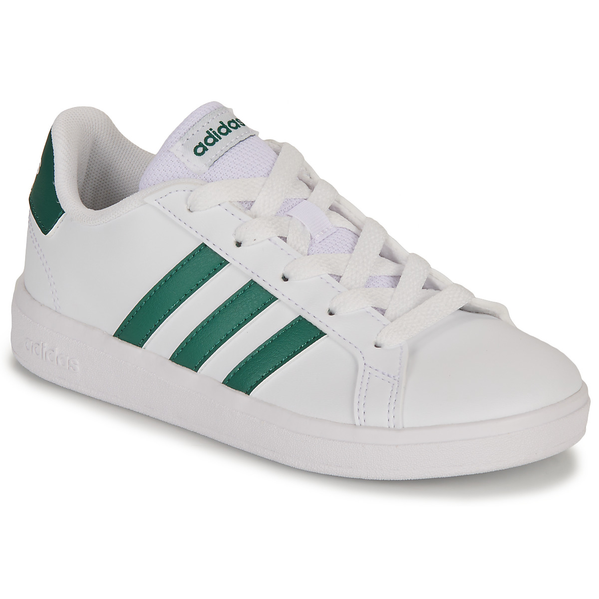 adidas - GRAND COURT 2.0 K - White / Green