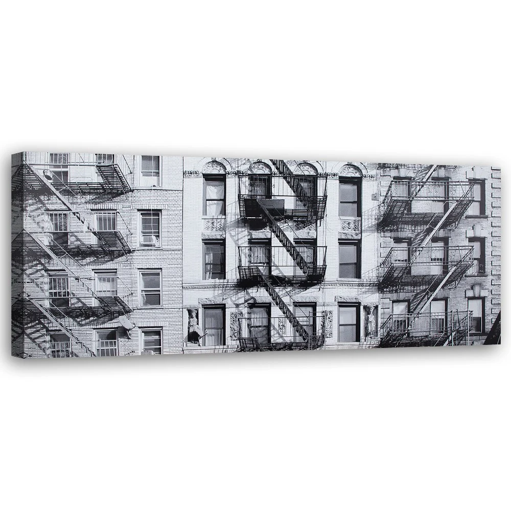 Feeby Obraz Budynek b&w 90x30