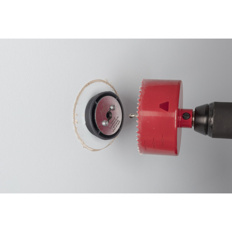 Guide de perçage pour scie cloche Ø 35 - 51 mm WOLFCRAFT