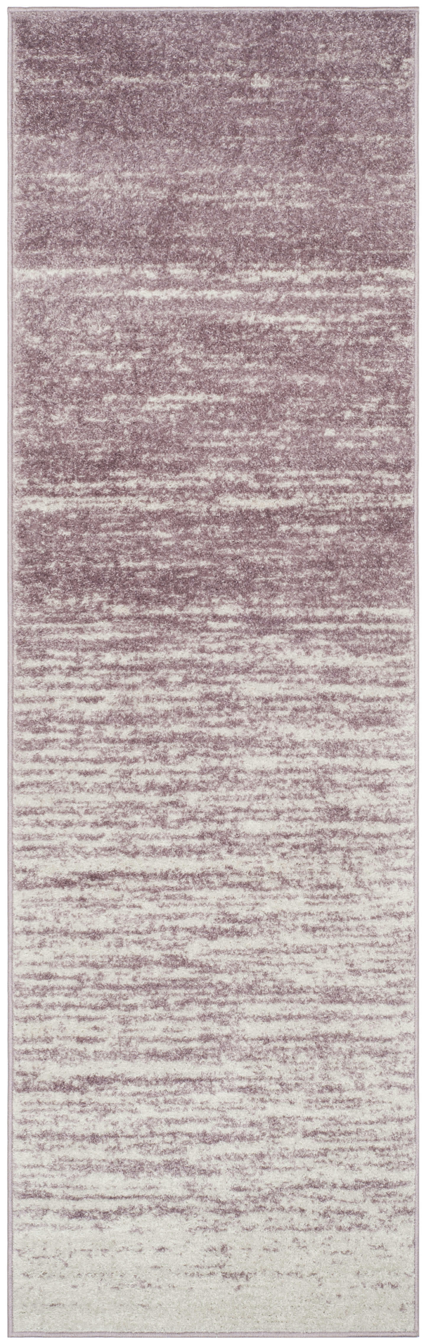 ADIRONDACK - Tapis de salon interieur en crème & violet, 76 x 244 cm