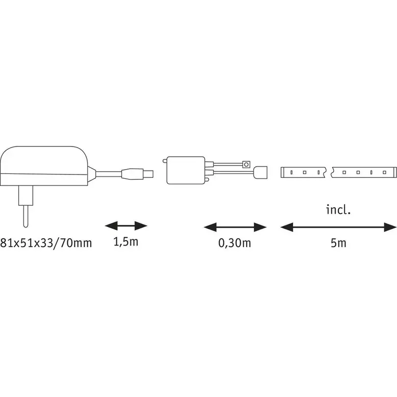 Lichtstreifen 150er-Set SimpLED