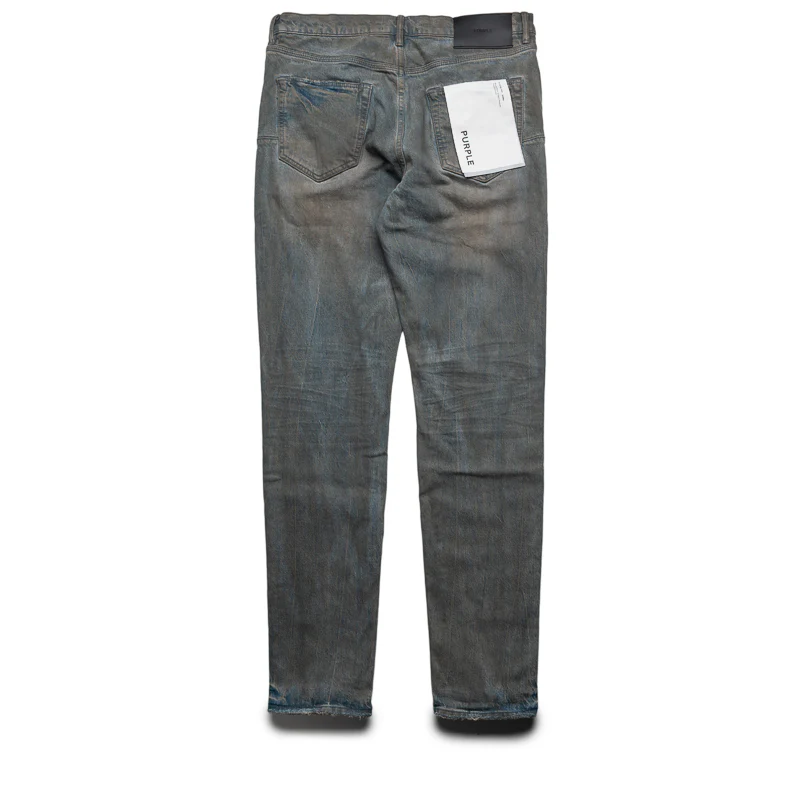 Purple Brand Low Rise Skinny Leg Monterrico Mud Jean - Gray