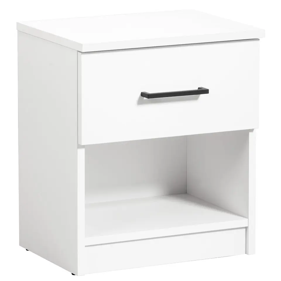 Nachtkastje Sena - 1 lade - wit