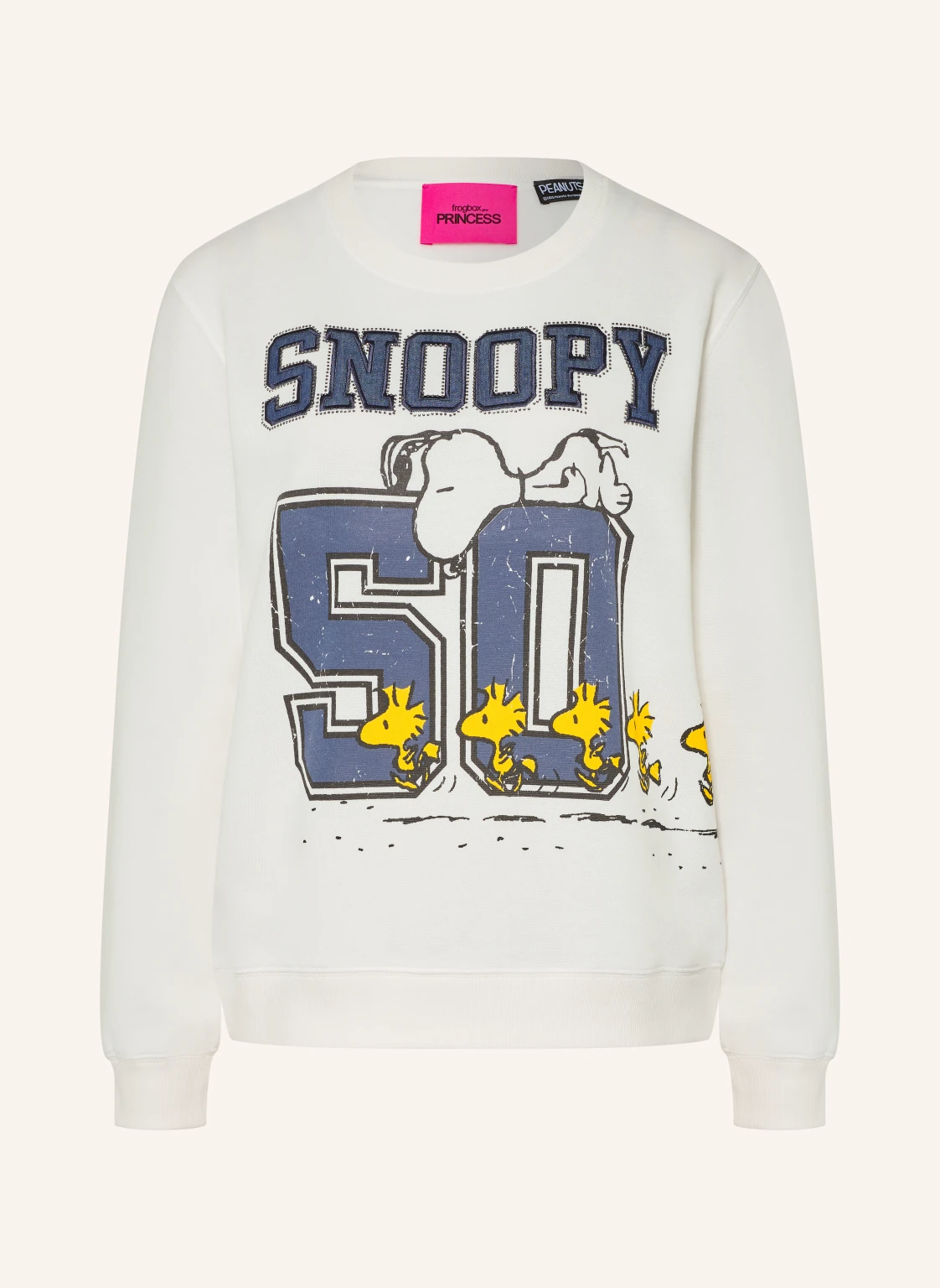 FrogBox Sweatshirt mit Schmucksteinen