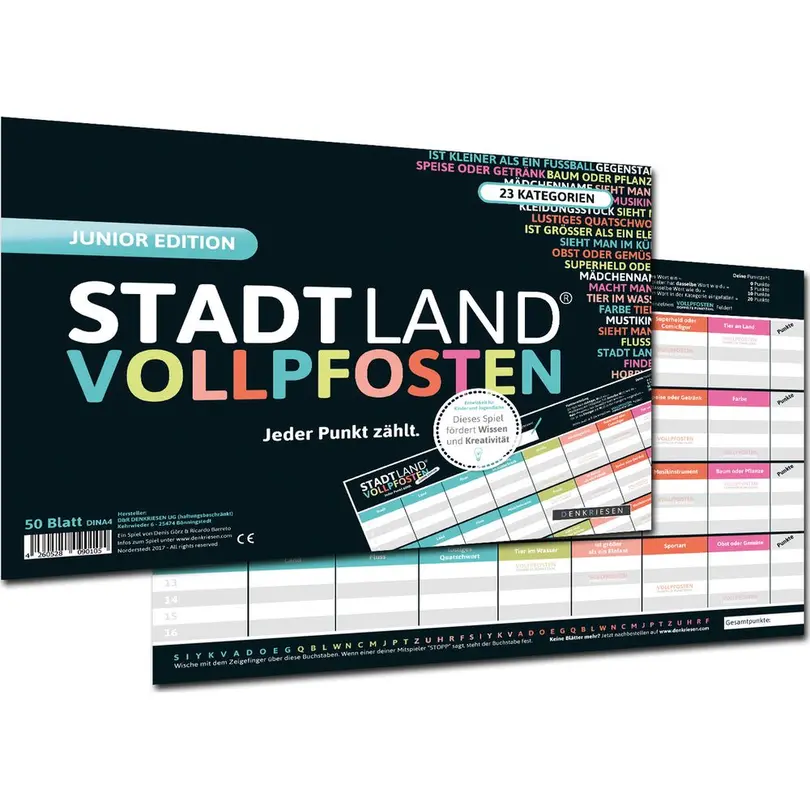 Brettspiel Stadt Land Vollpfosten