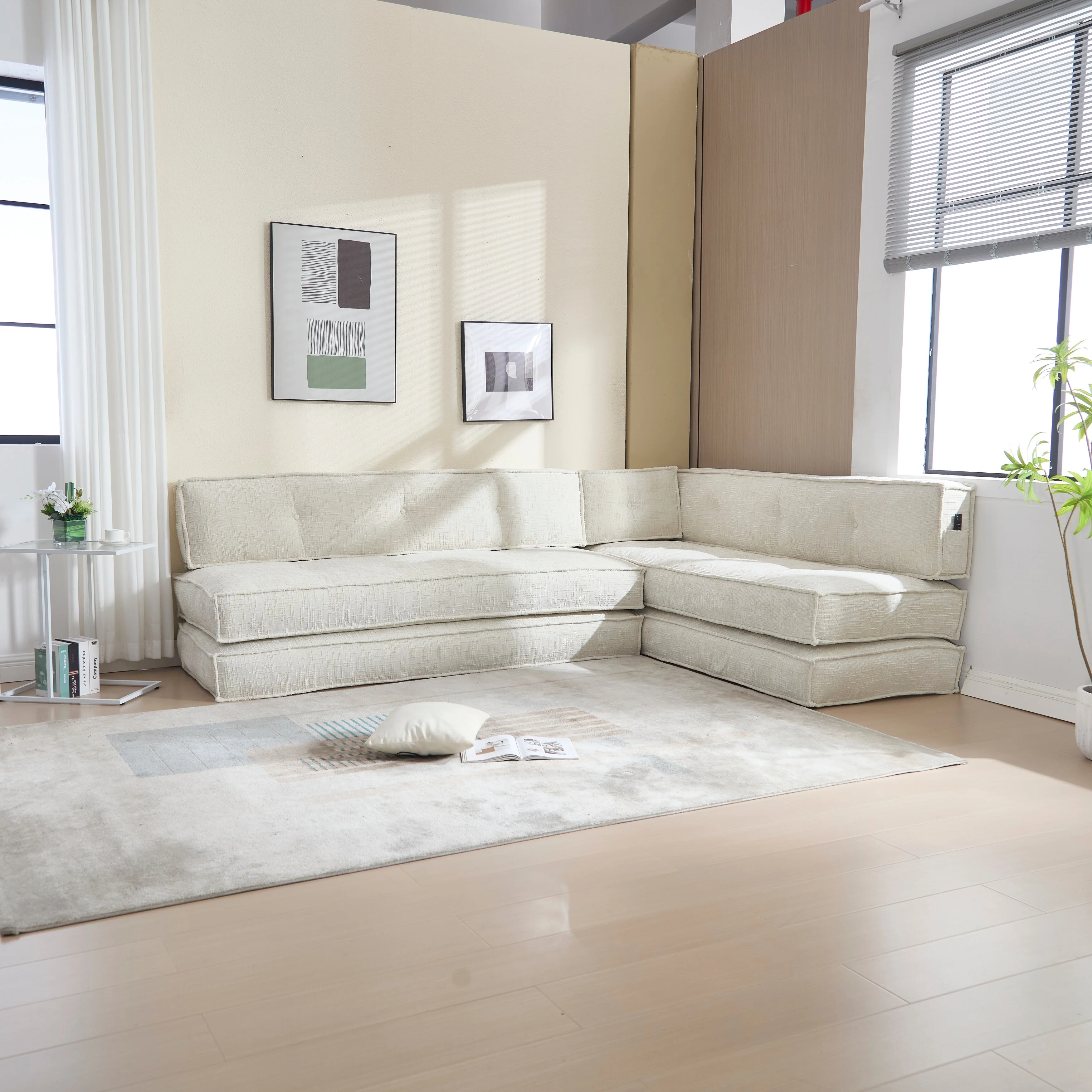 Chenille Material, Can Be Combined At Will, Complete Compression Without Installation