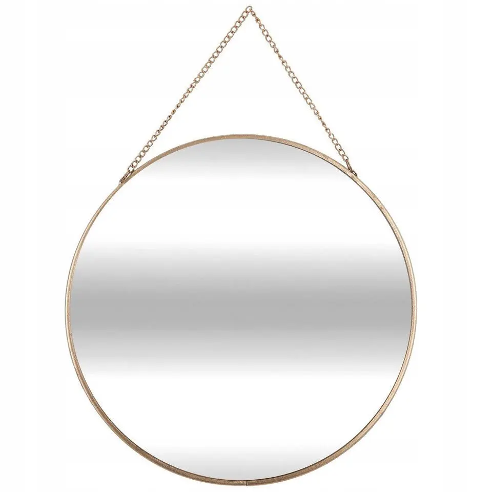 Atmosphera Wandspiegel set - 3 st - rond - goudkleurig - metaal