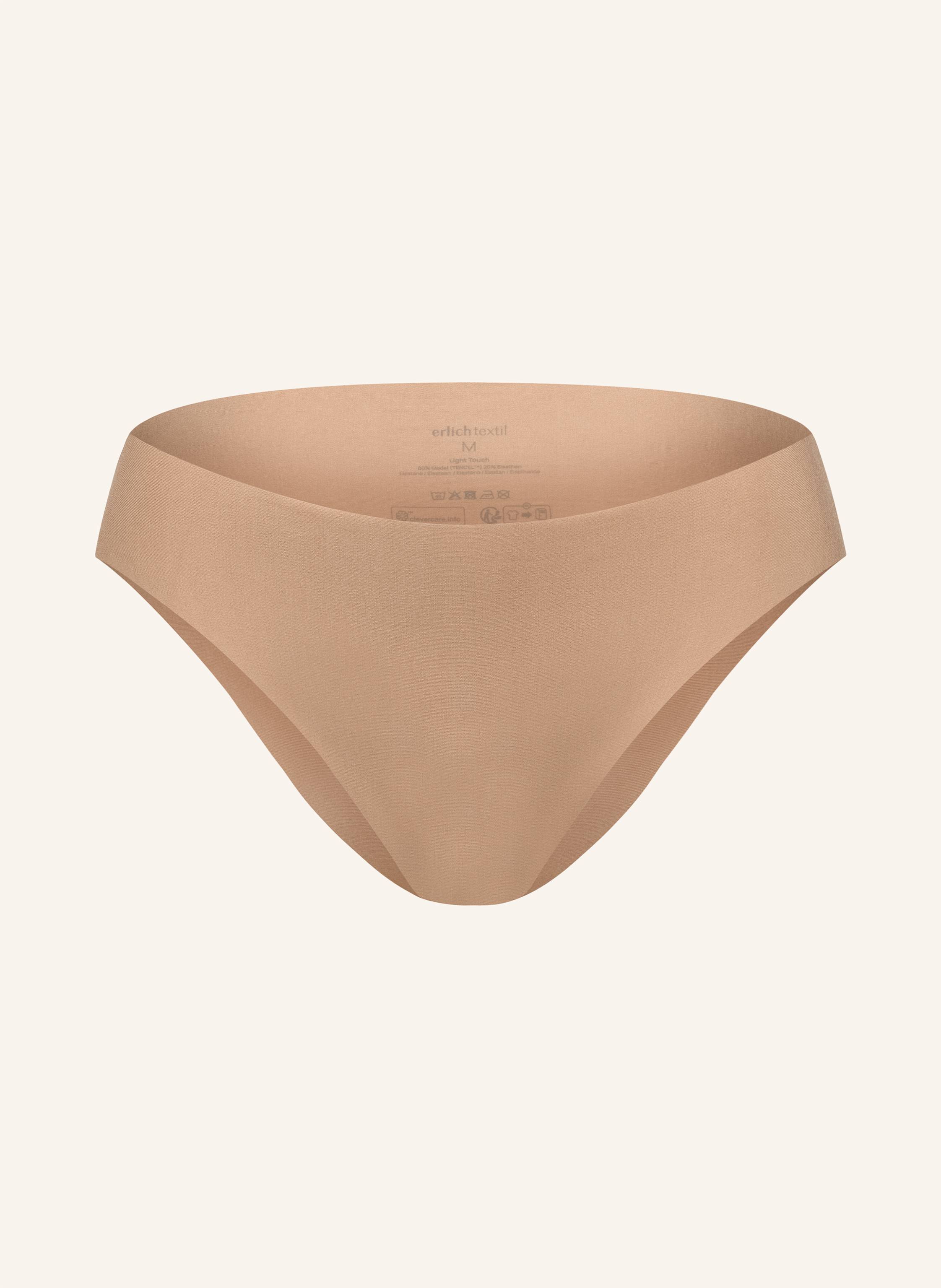 erlich textil Casual Cotton Brazil Slip mit Baumwolle (aus kontrolliert biologischem Anbau) - nahtlose Kanten