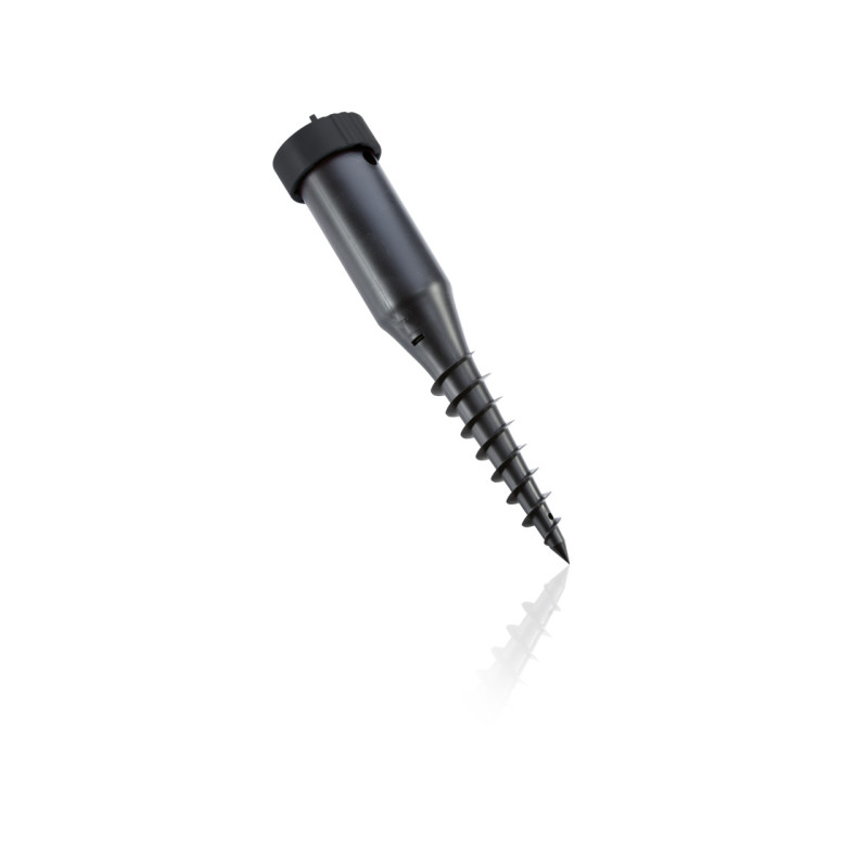 Douille de fixation ajustable avec barre à visser pour séchoir parapluie LEIFHEIT