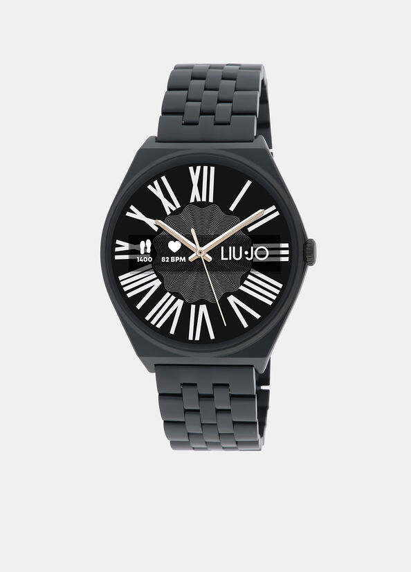 Smartwatch con cinturino in pelle