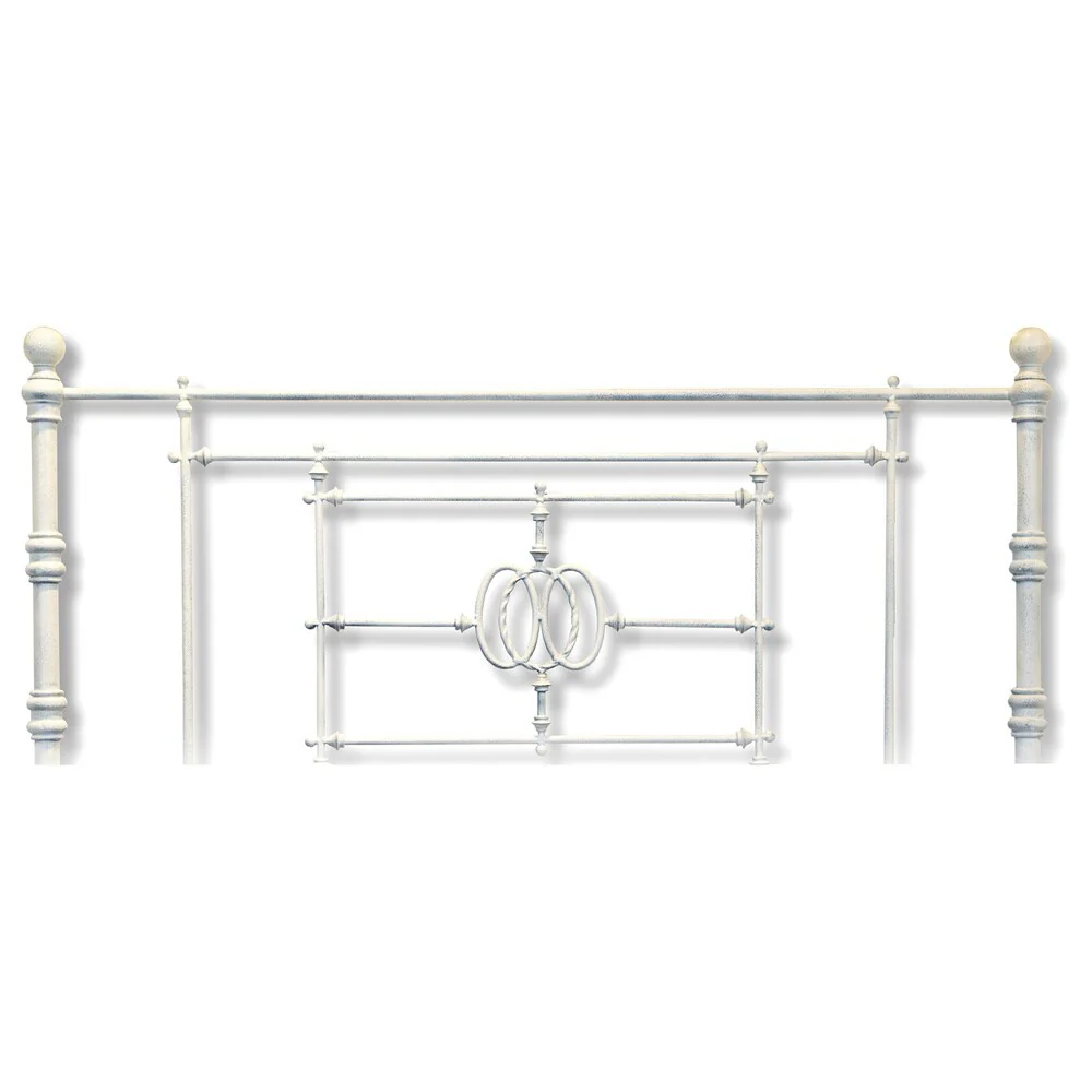 Leggett & Platt Lafayette Metal Headboard Panel with Traditional Grill Castings