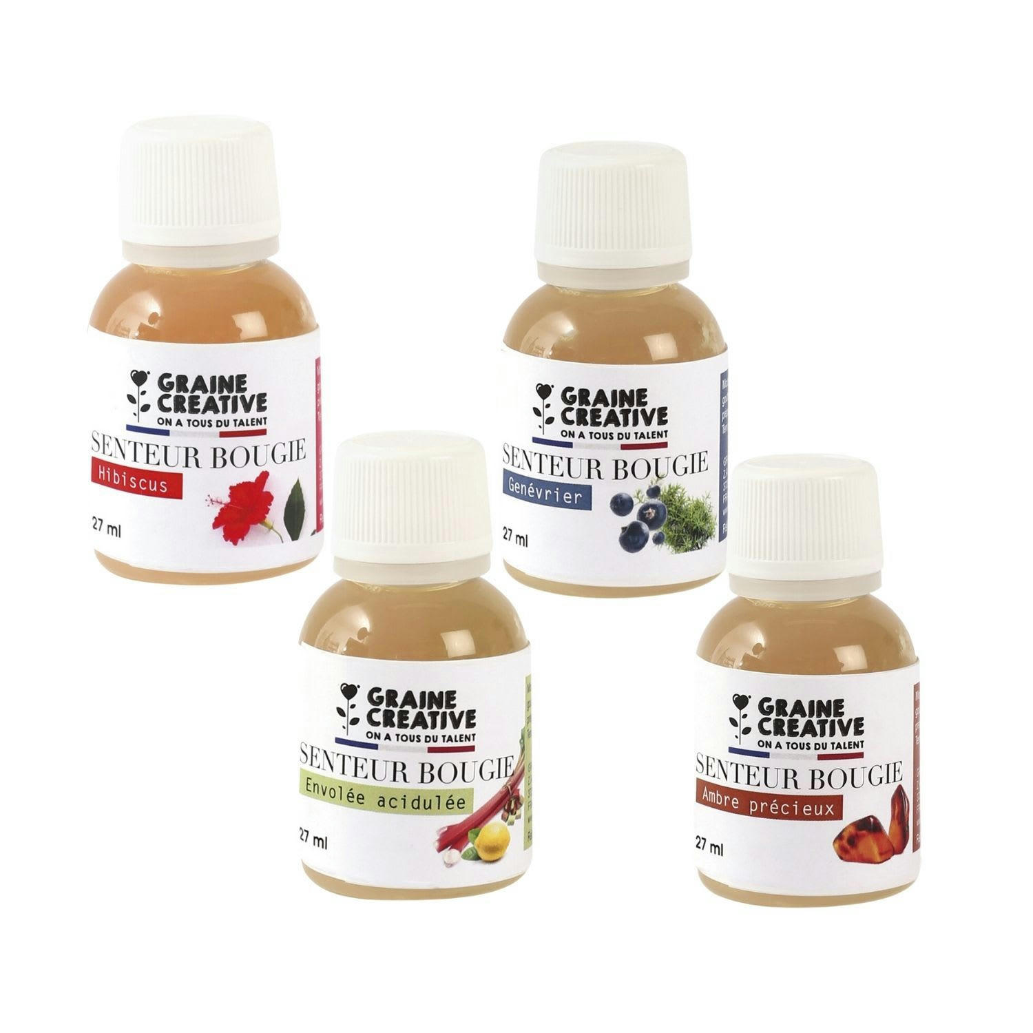 - 4 parfums pour bougie - Printemps