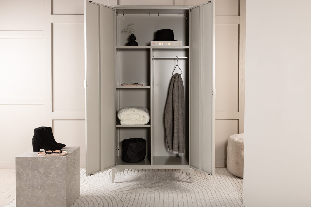 BRAM boekenkast Dalvik - beige - 45 x 183 x 85 cm
