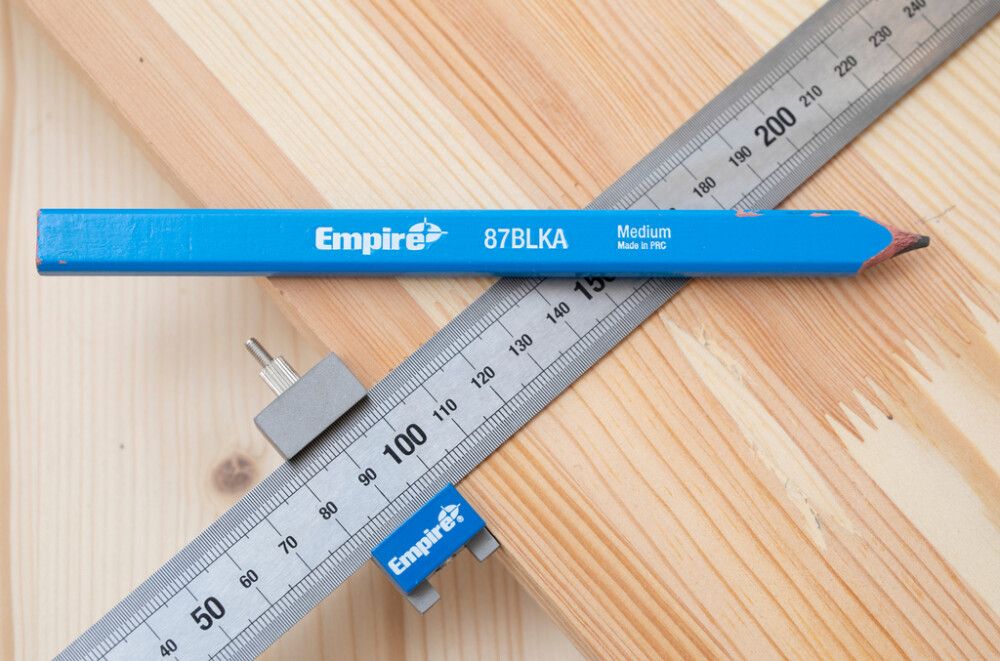 LINJALSTOPPER EMPIRE RUSTFRI 150-1000MM