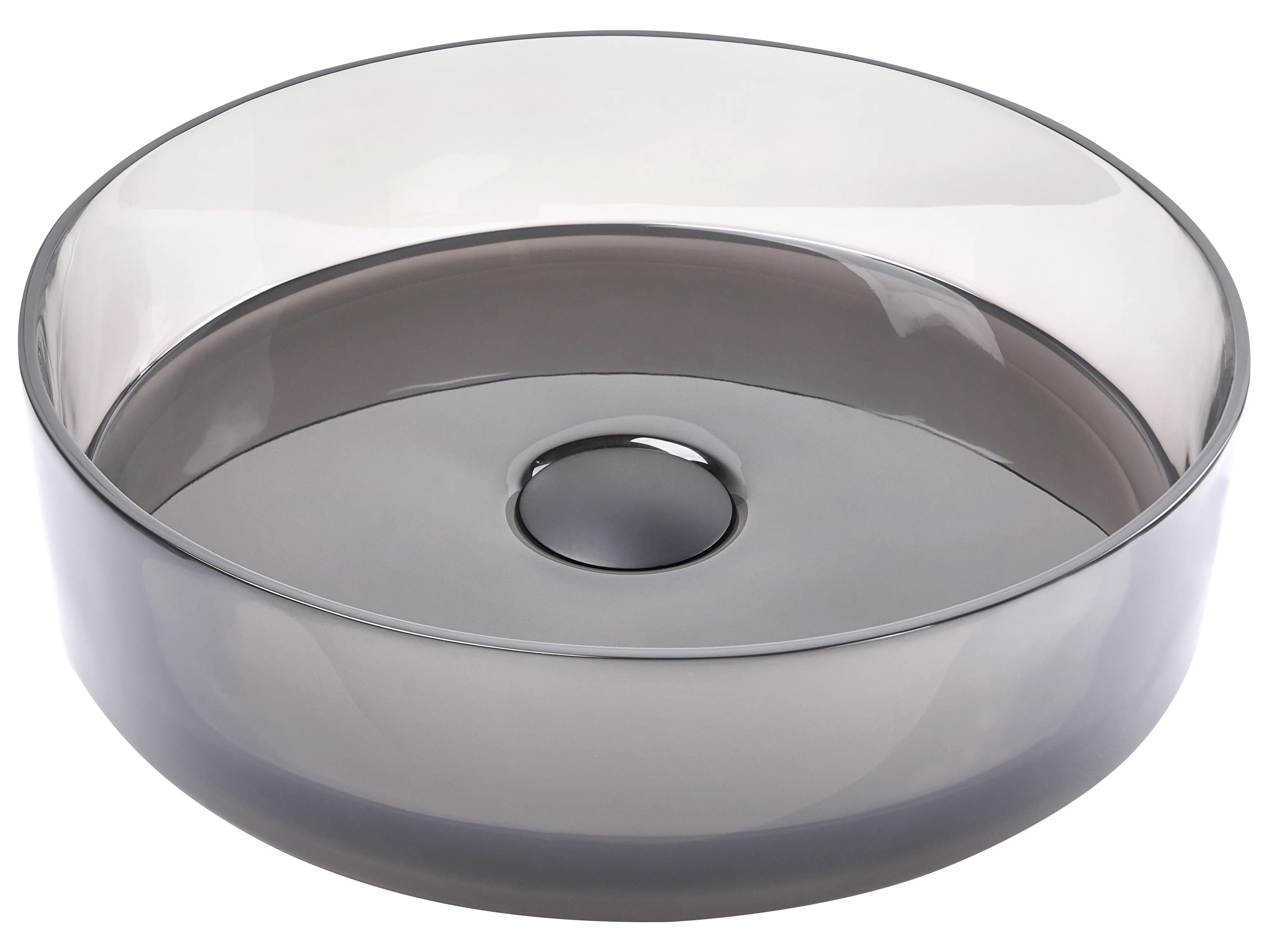Countertop Basin TOLOSA ? 360 mm Solid Surface Black