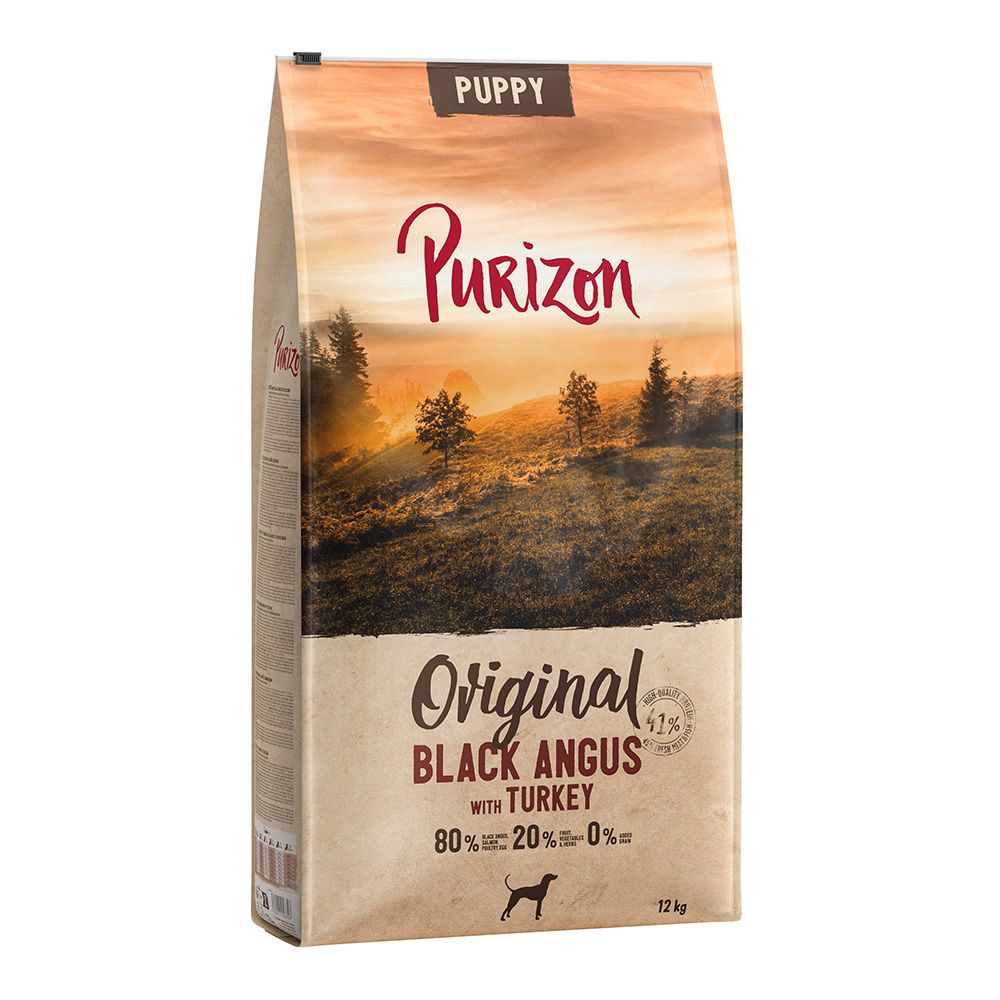 Purizon Puppy Black Angus with Turkey