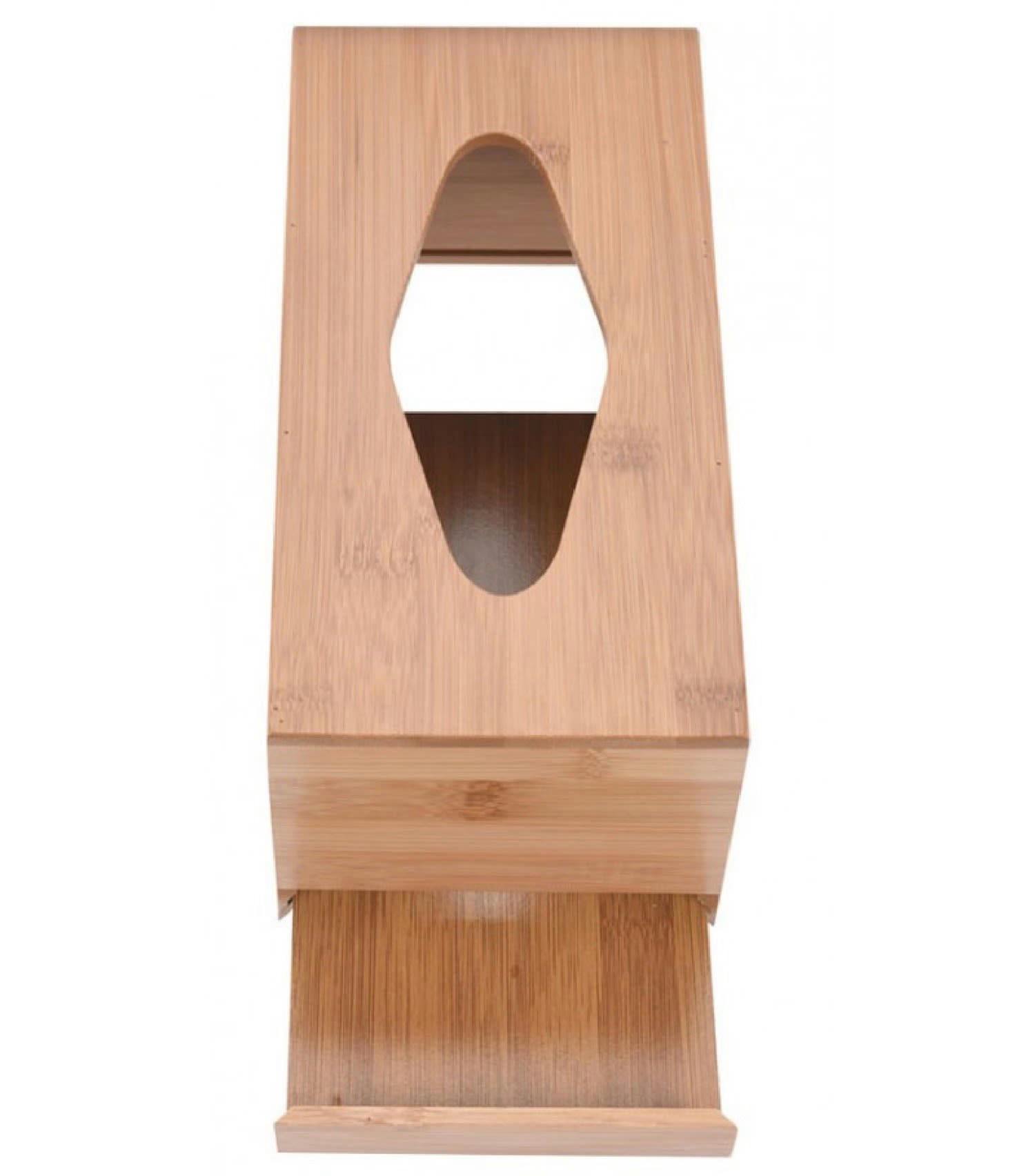 BAMBOU - Boîte à mouchoirs rectangulaire bambou 24,5x11x11cm