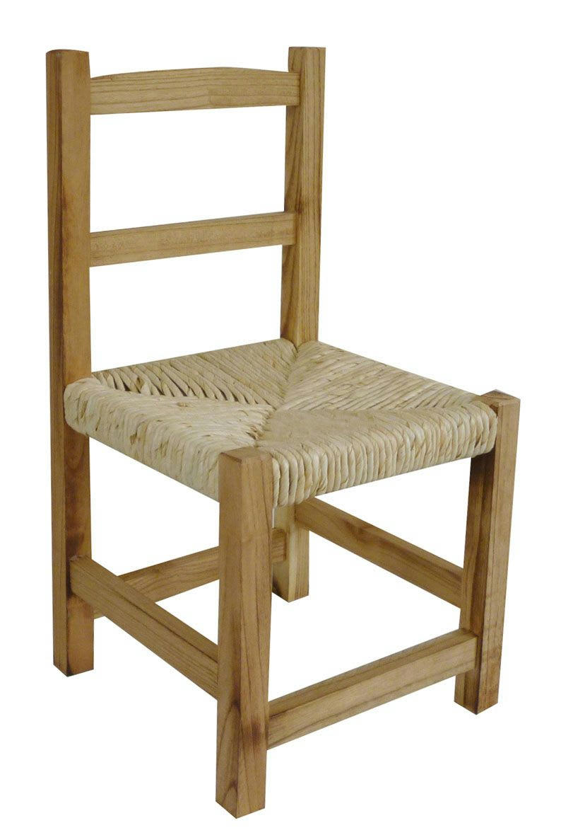 - Chaise enfant en bois naturel