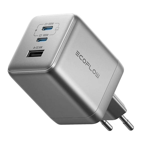 EcoFlow RAPID Charger 65W - Chargeur GaN compact, rapide et universel