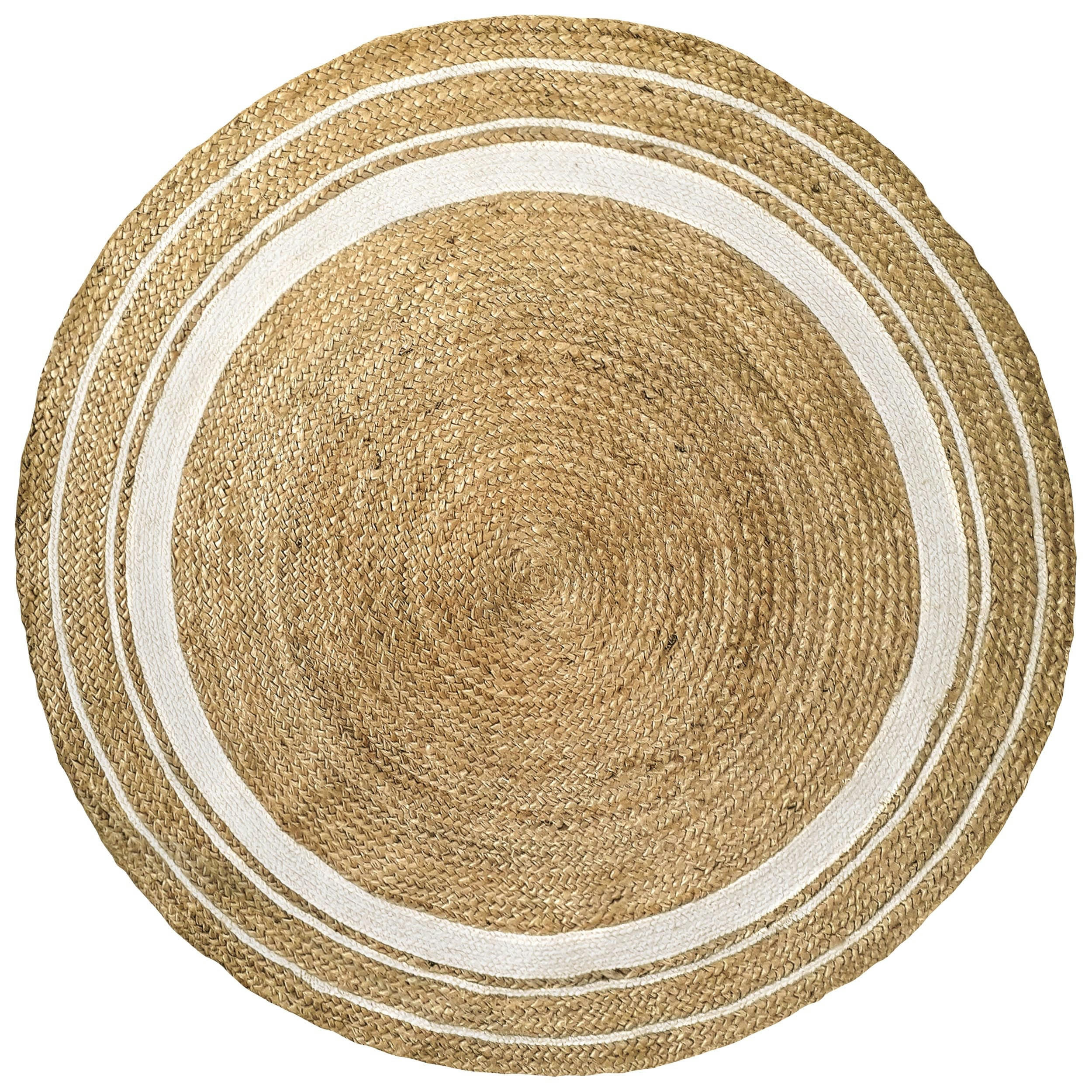 BLUSH - Tapis rond ∅120cm en jute