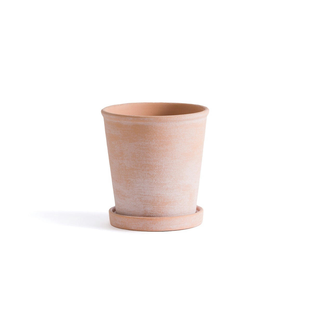 Cache-pot céramique avec soucoupe Ø15,5cm, Argilo