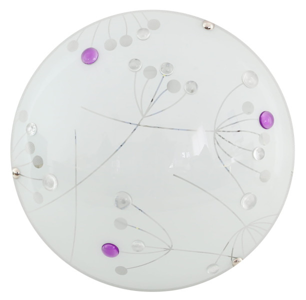 Plafon FLORALokrągły biały LED 1x10W 30cm 660lm IP20 Candellux