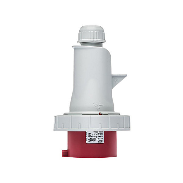 Fiche Mobile Male Tétrapolaire 32a 3p n t 380v - 5 Broches - étanche Ip67 - Ide