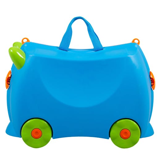 NNEDPE Kiddicare Bon Voyage Kids Ride On Suitcase Luggage Blue
