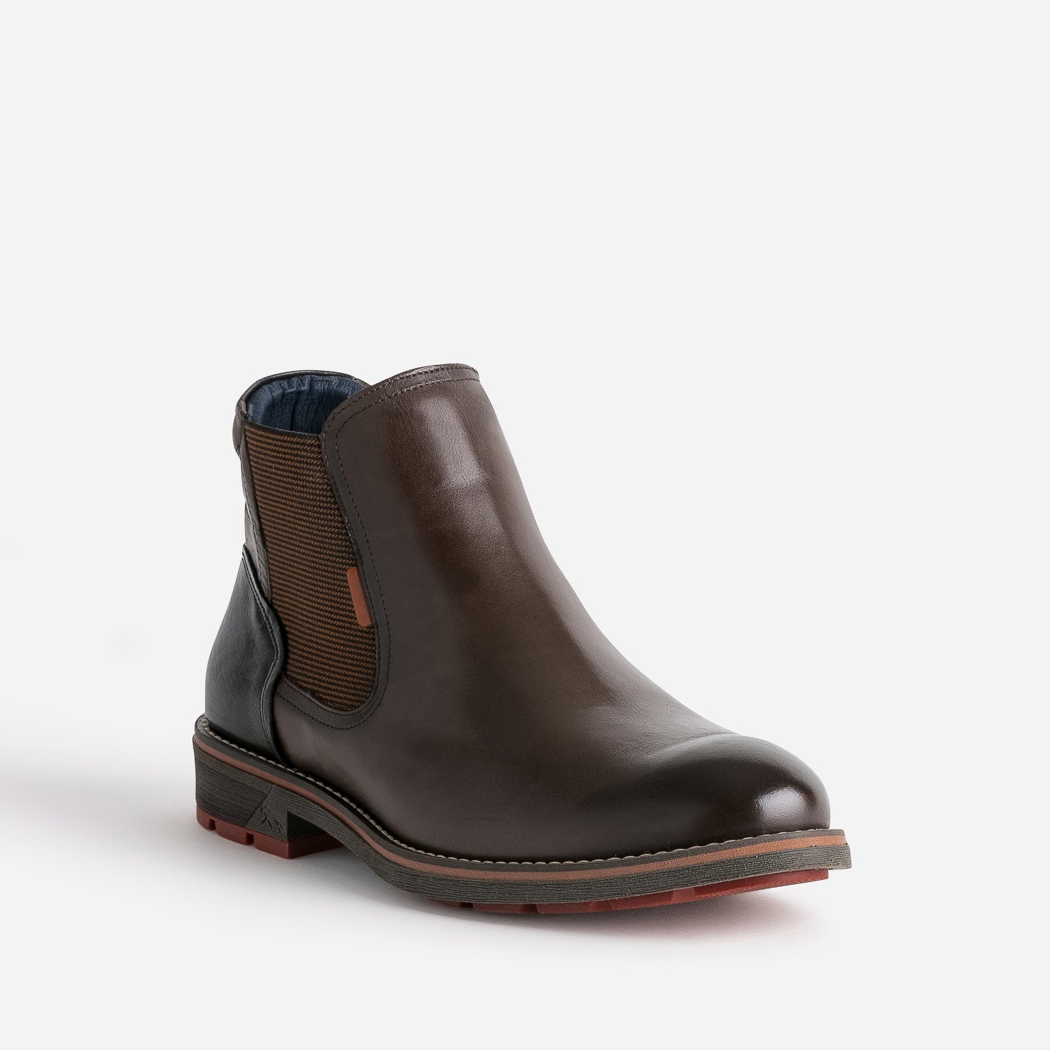 Boots FLUCHOS marron en cuir