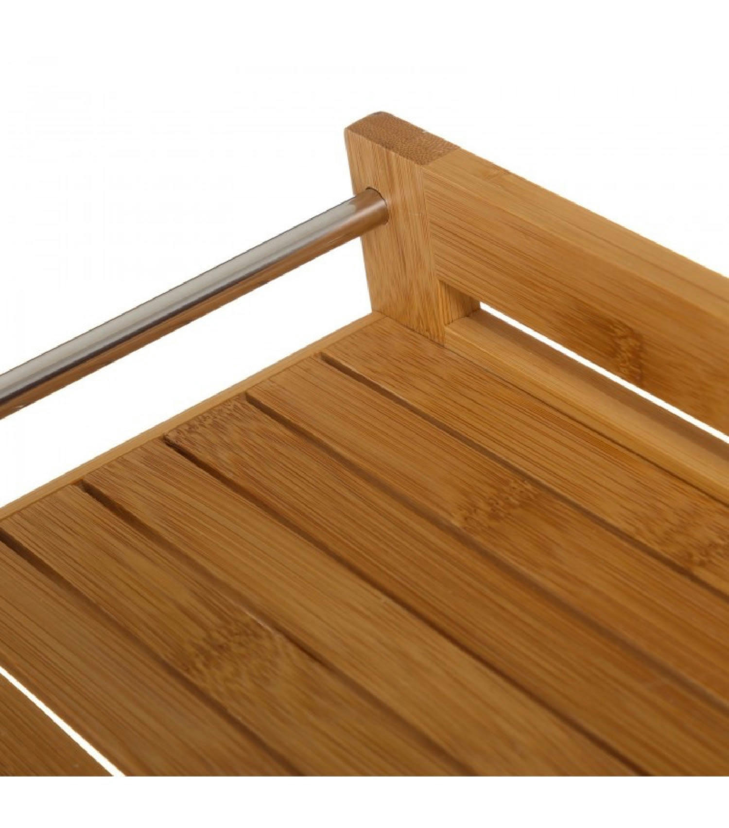 BAMBOU - Table roulante bambou desserte