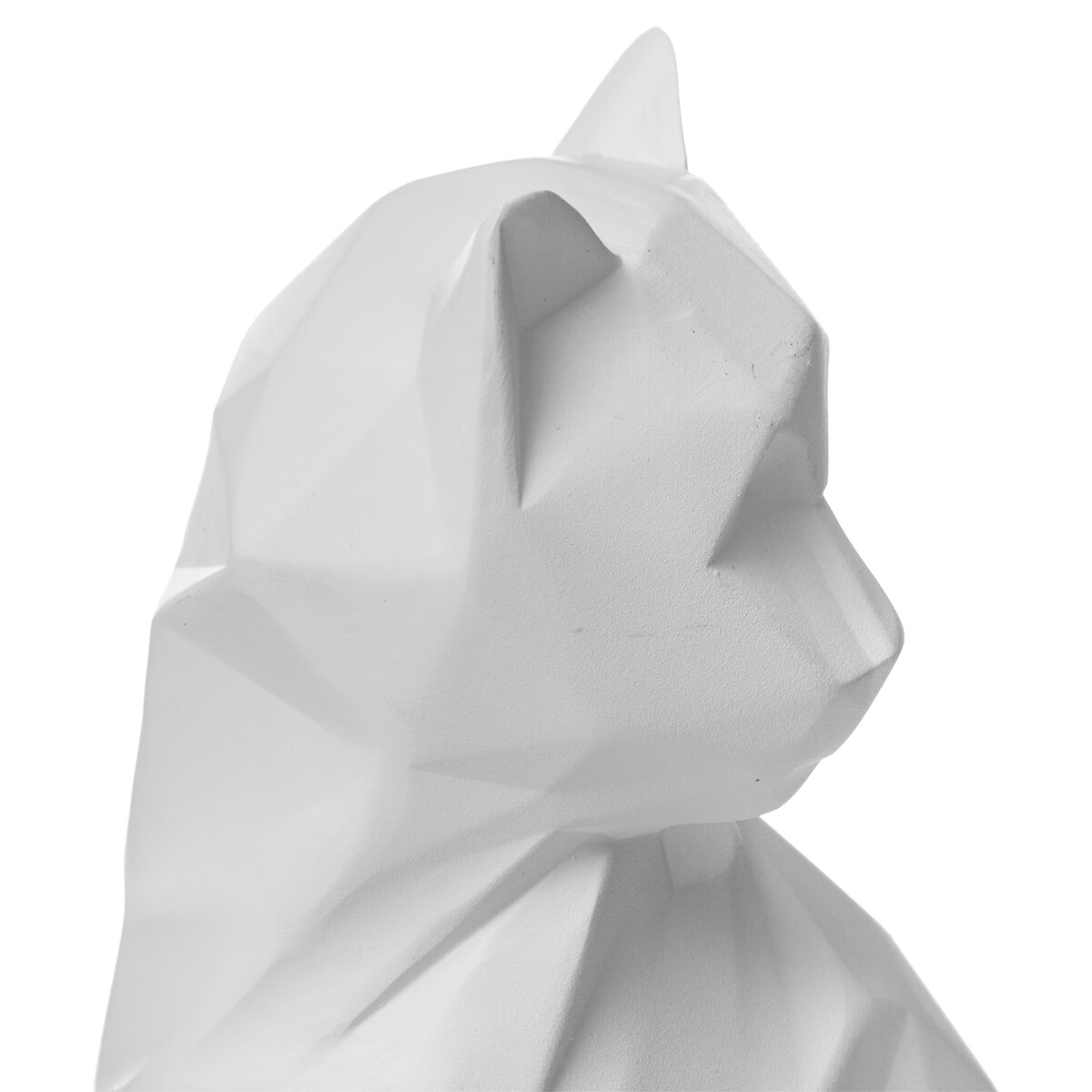 Statue "Cat" White, H.20 cm