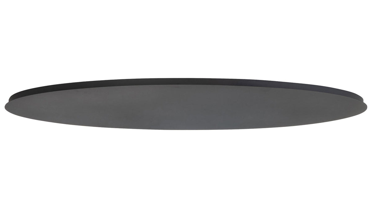 Ylumen plafondplaat ovaal - 160 x 3.5  cm - zwart