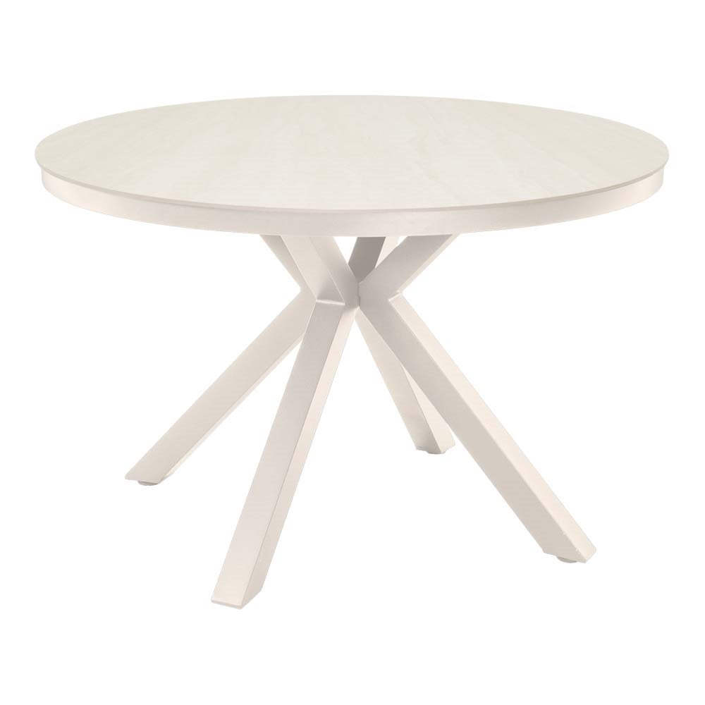 Lesli Living tuintafel Davos - beige - Ø118cm