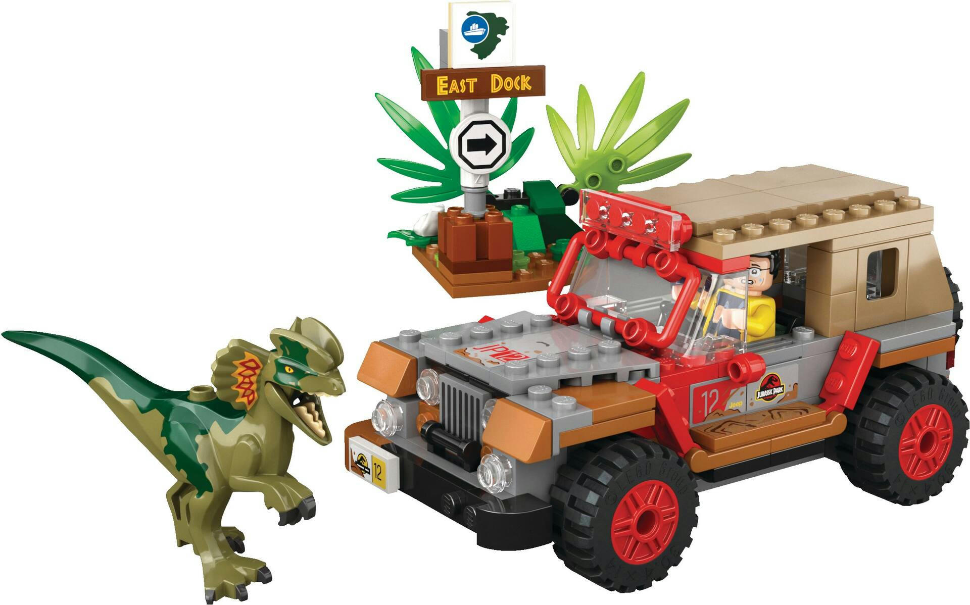 LEGO® Jurassic World Dilophosaurus Ambush Building Set, Ages 6+
