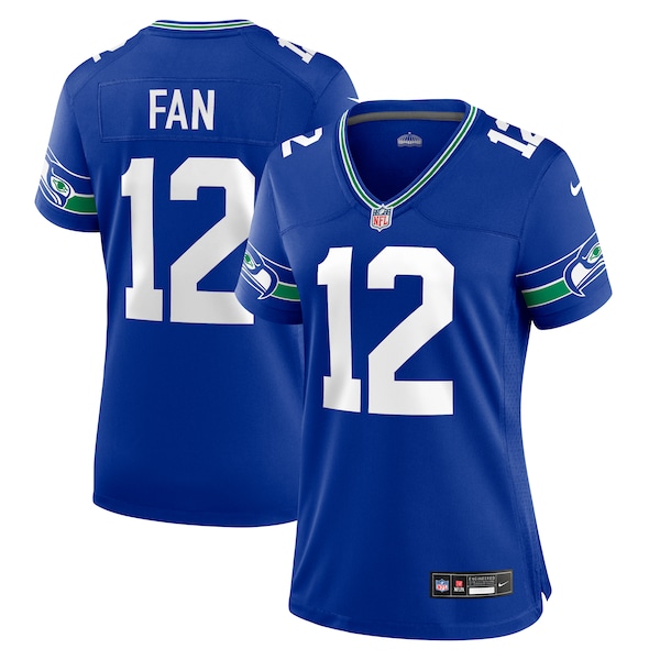 12th Fan Seattle Seahawks Nike Women's Player Jersey - Royal/Navy