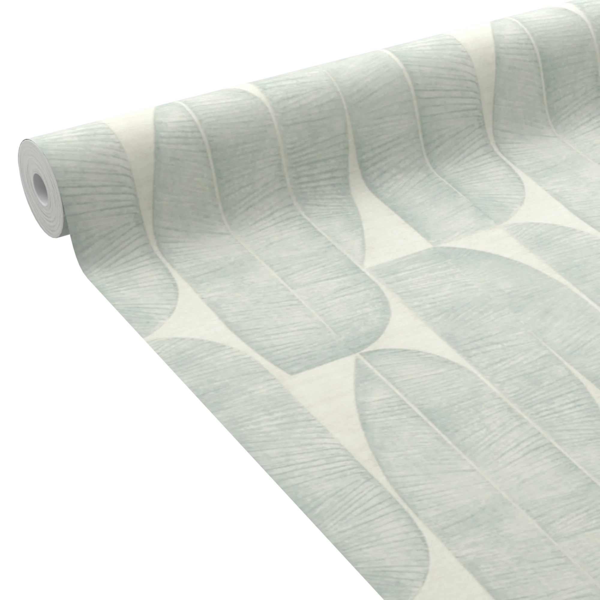 Papier peint intissé ODDA coloris bleu aqua