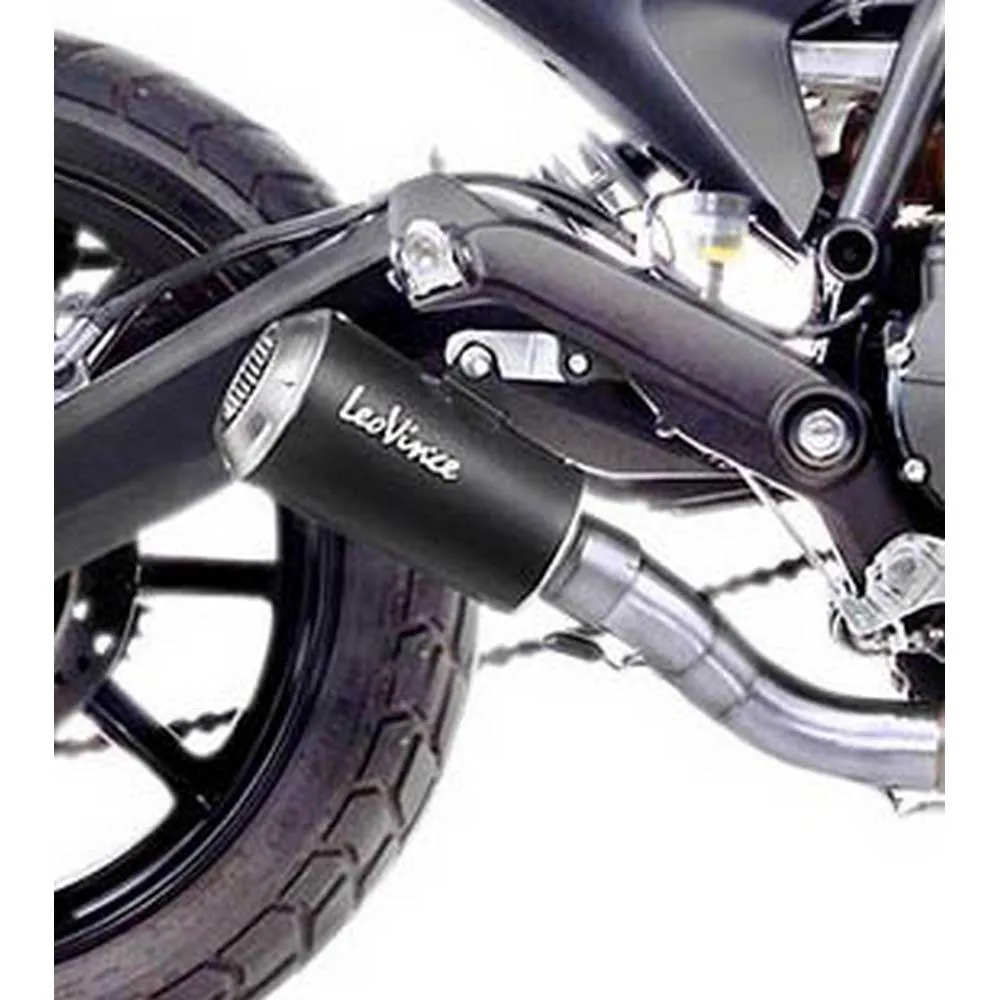 Leovince LV-10 Ducati 15206B Stainless Steel Not Homologated Slip On Muffler