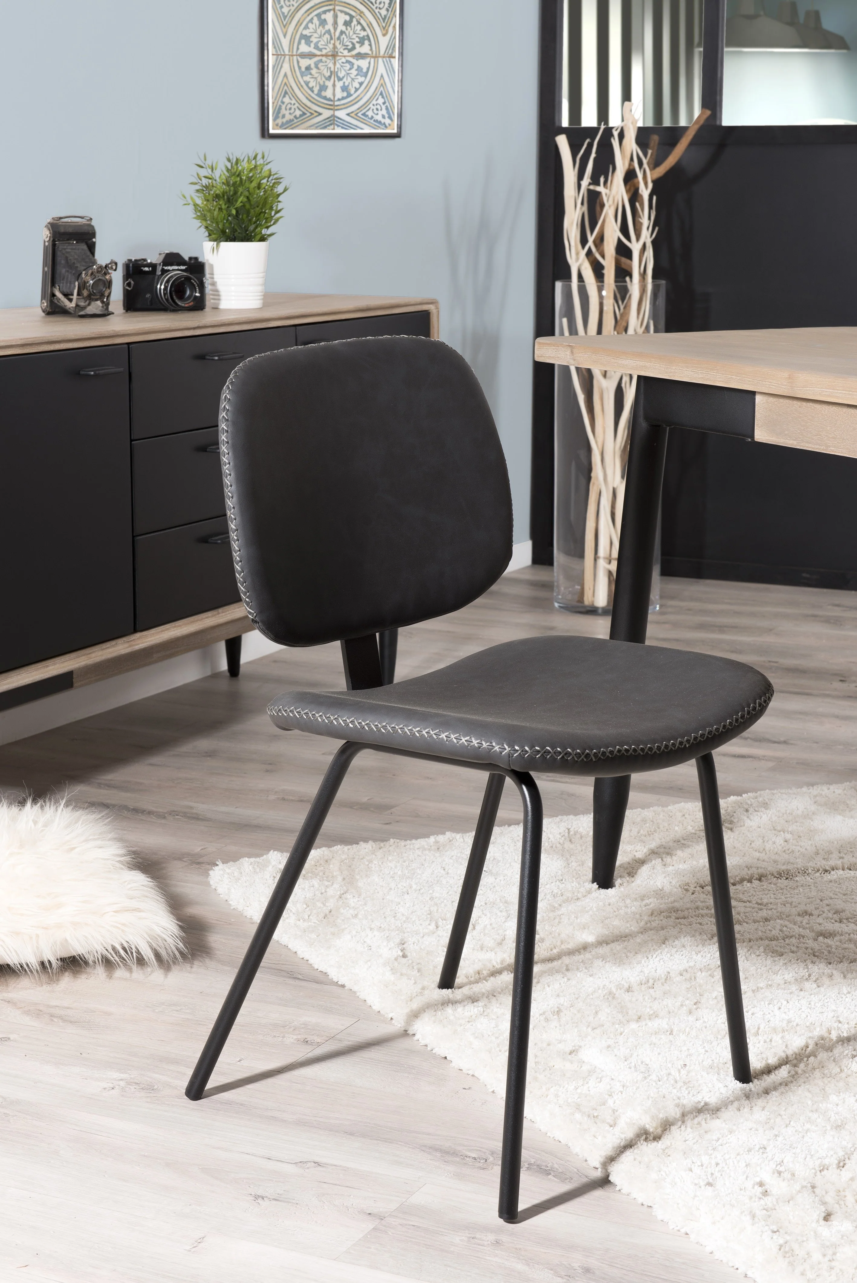 Set van 2 eetkamerstoelen Jimmy