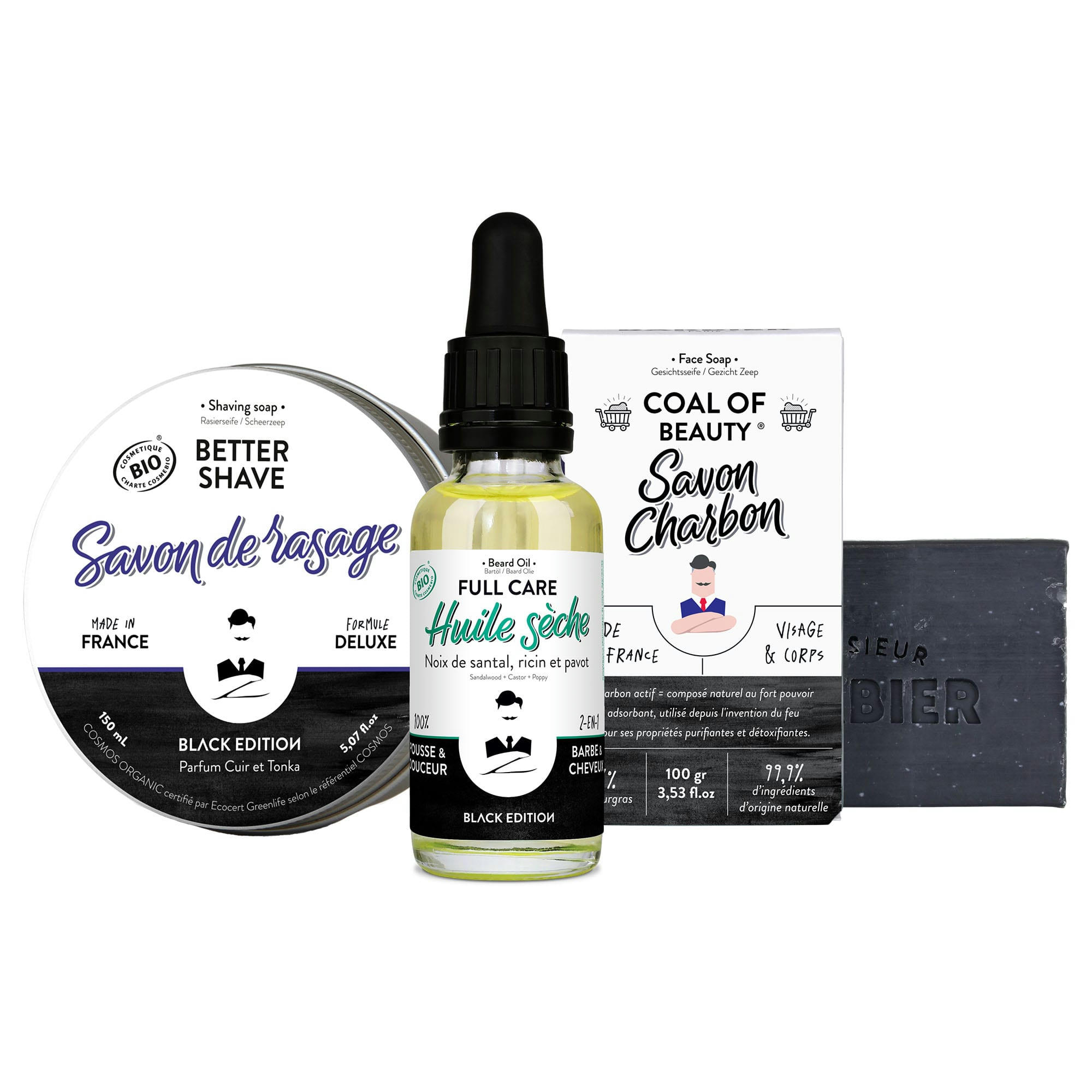 - THE BLACK EDITION BOX - Coffret de Grooming pour Hommes