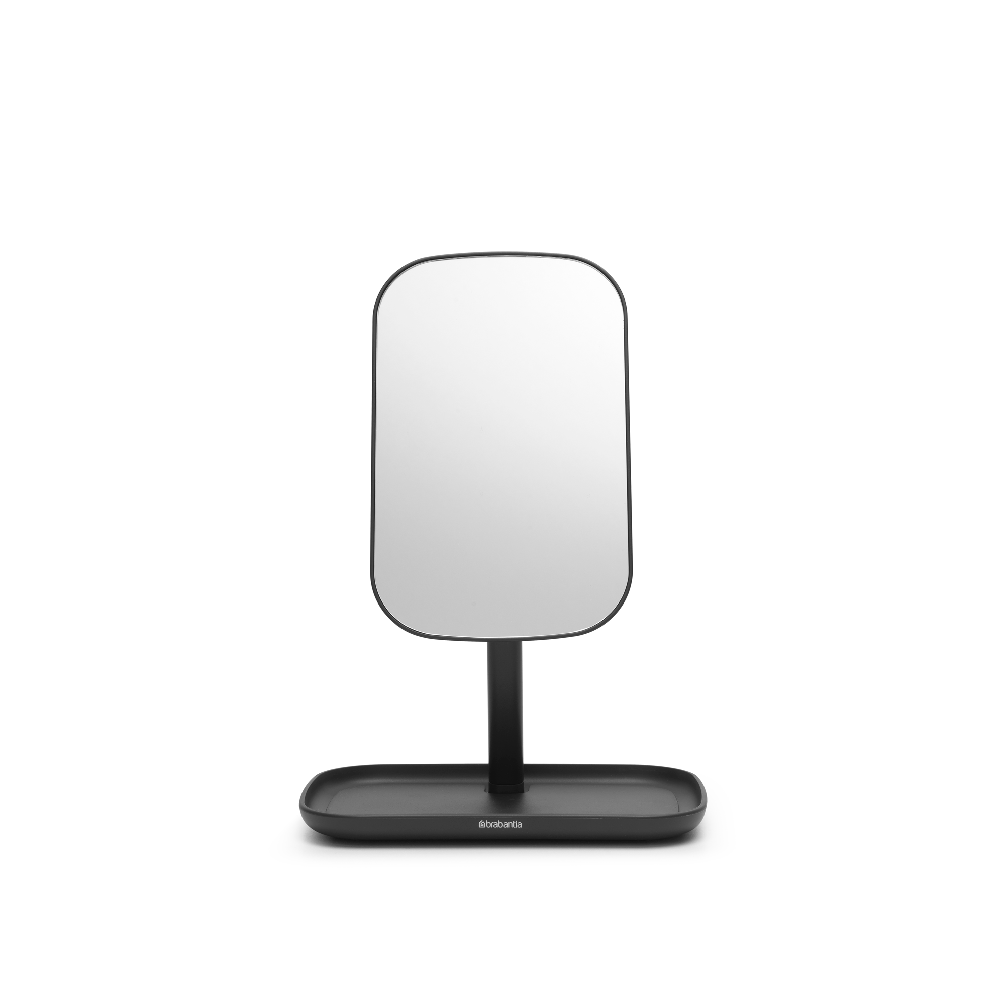 Brabantia Spiegel met accessoire schaal - Dark Grey