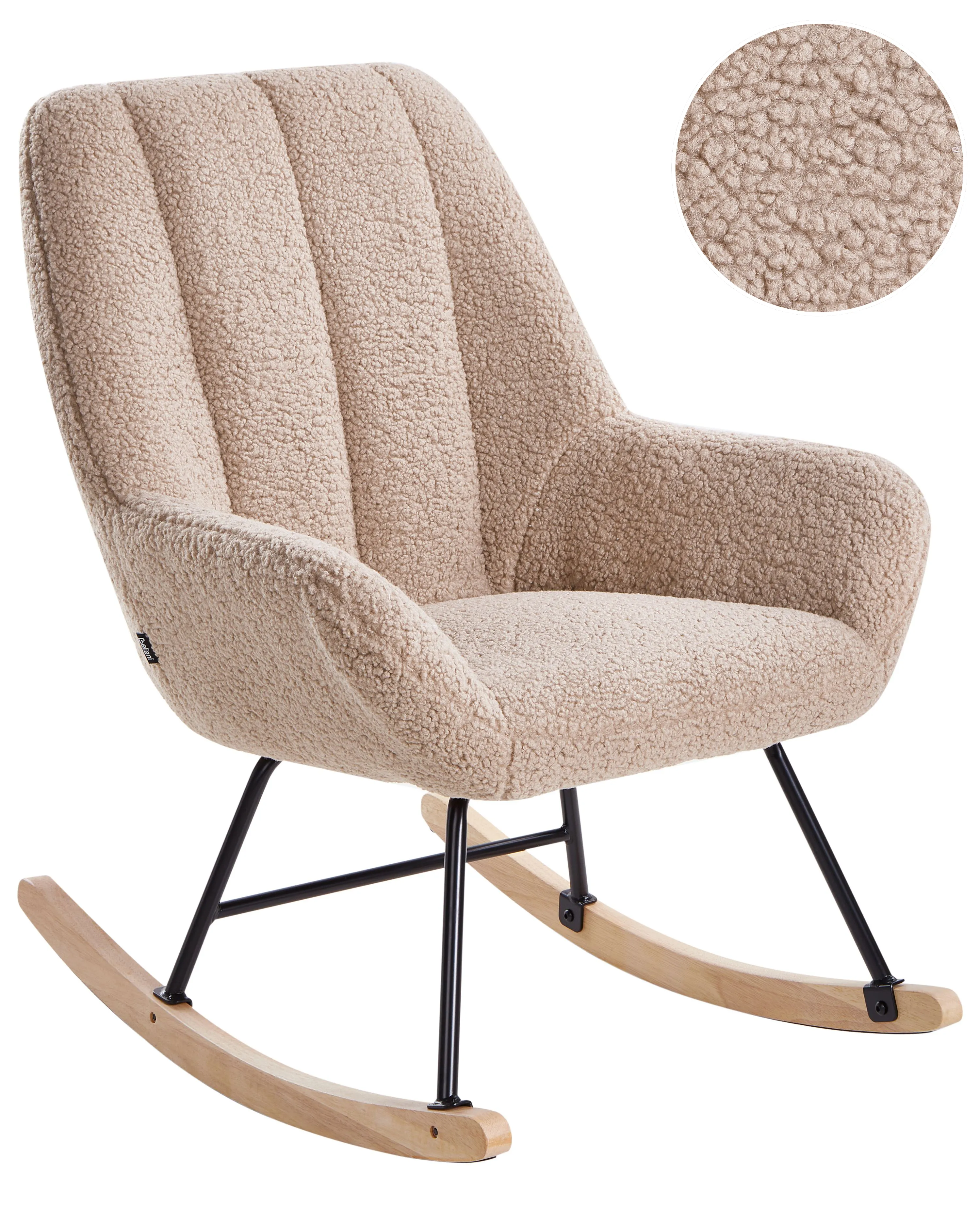 Rocking Chair KINNO Boucle Beige