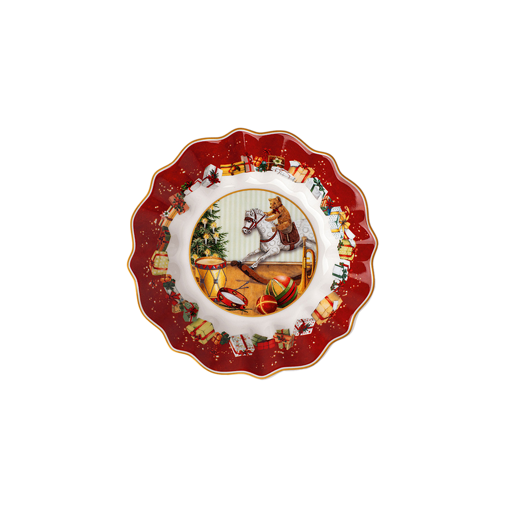 Toy's Fantasy Bowl - Multi-colored, 3.8 oz, Premium Porcelain