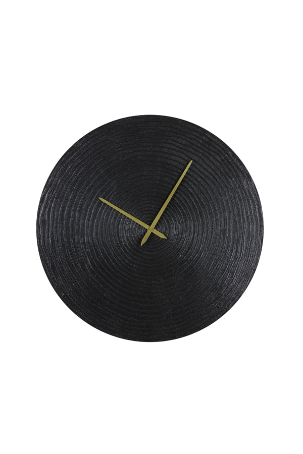Light & Living klok CERVINO - 58x2x58cm - zwart