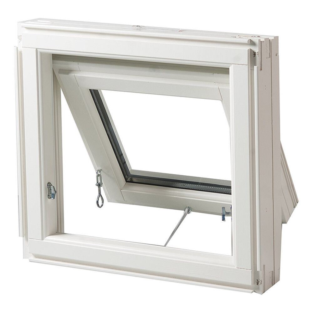 VINDU ULDAL TOPPSVING 11X6 2-GLASS HVIT