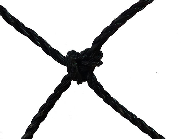 Filet de volière - Maille de 50mm Noir 21 x 20m