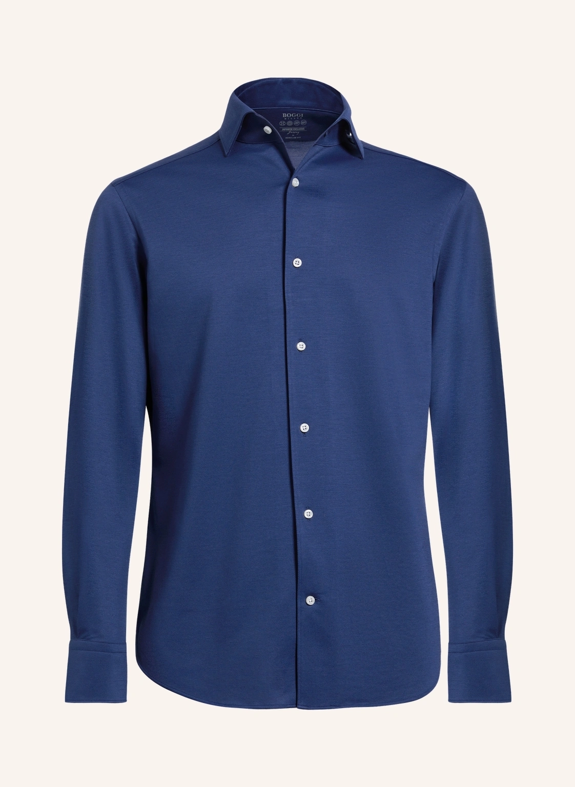 BOGGI MILANO Jerseyhemd Regular Fit