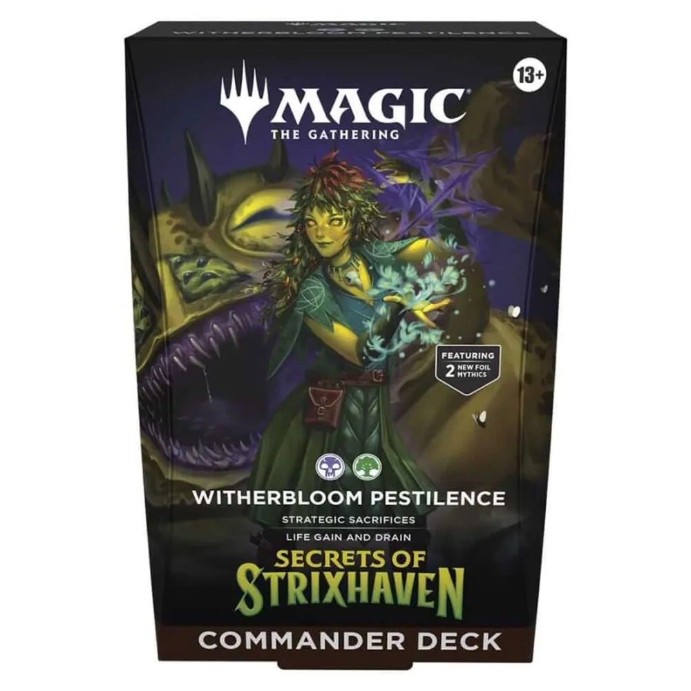 Wizards Of The Coast Magic: The Gathering-Secrets of Strixhaven Commander trading cards