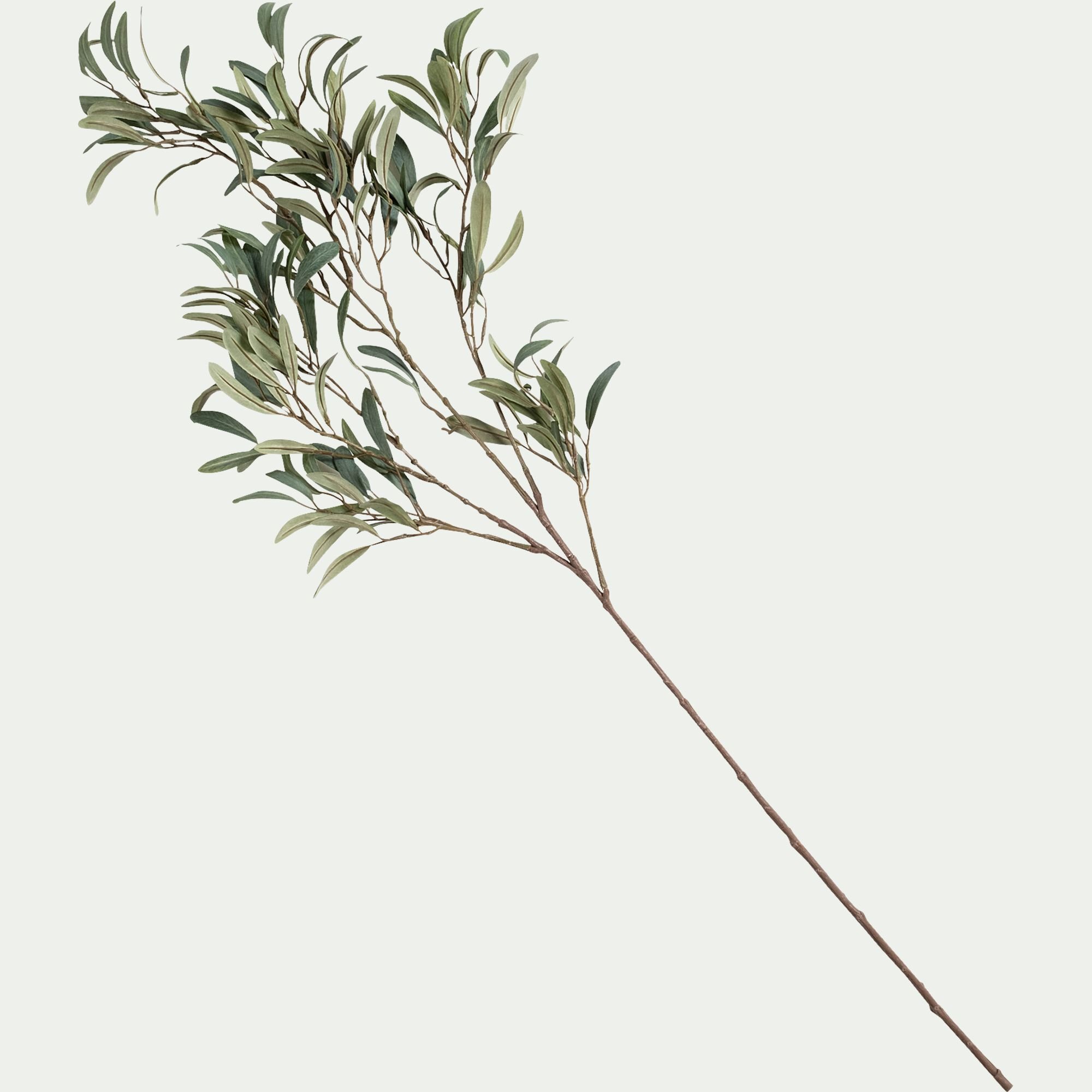 MAUNE - Branche d'olivier artificielle H122cm - vert